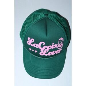 La Croix Lover Sparkling Water Unisex White Pink One Size High Crown Cap